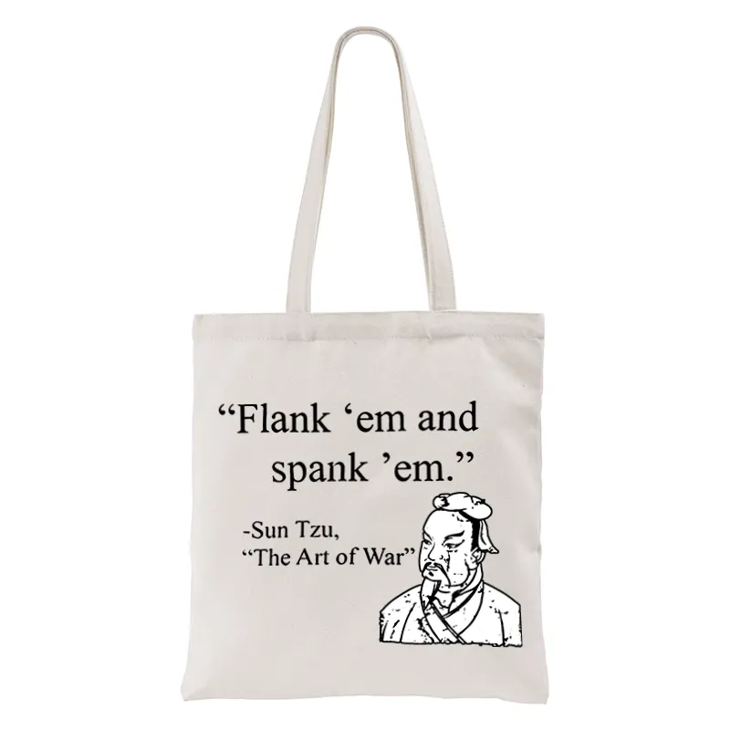 Tokyo-Tiger The Art Of War Funny Tote Bag