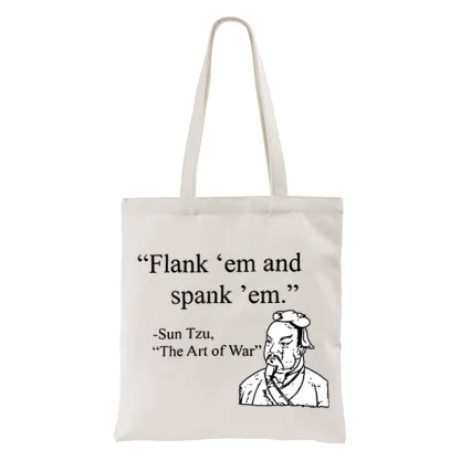 Tokyo-Tiger The Art Of War Funny Tote Bag