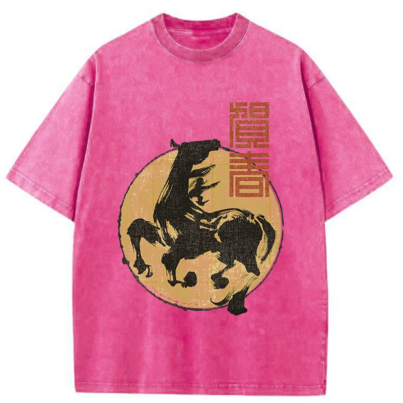 Tokyo-Tiger 2026 Year Of The Horse Washed T-Shirt