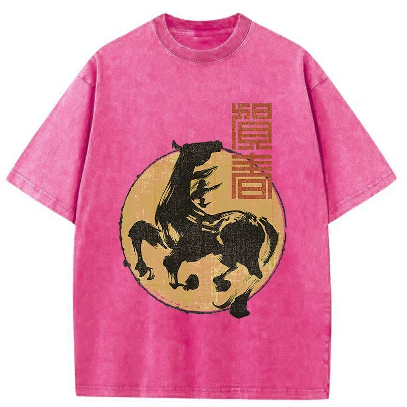 Tokyo-Tiger 2026 Year Of The Horse Washed T-Shirt