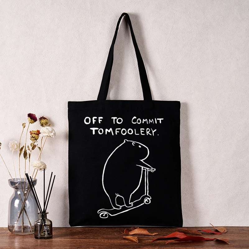 Tokyo-Tiger Capybara Is Ready To Do Something Bad Tote Bag
