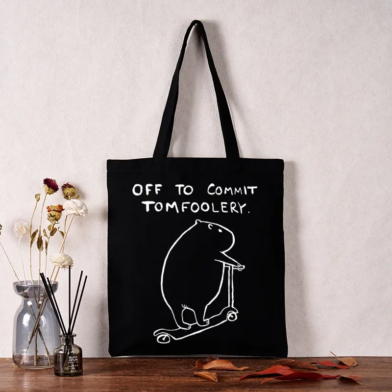 Tokyo-Tiger Capybara Is Ready To Do Something Bad Tote Bag