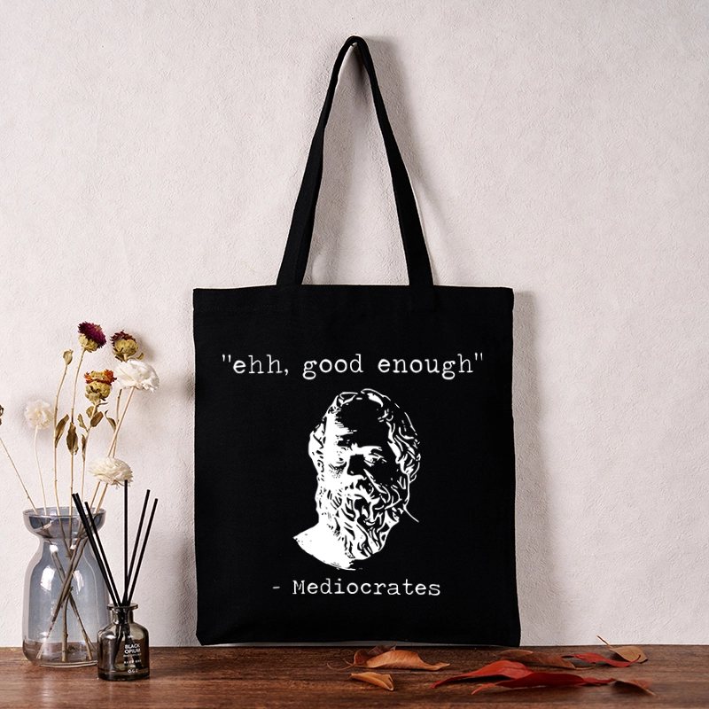 Tokyo-Tiger Mediocrates Meme Tote Bag