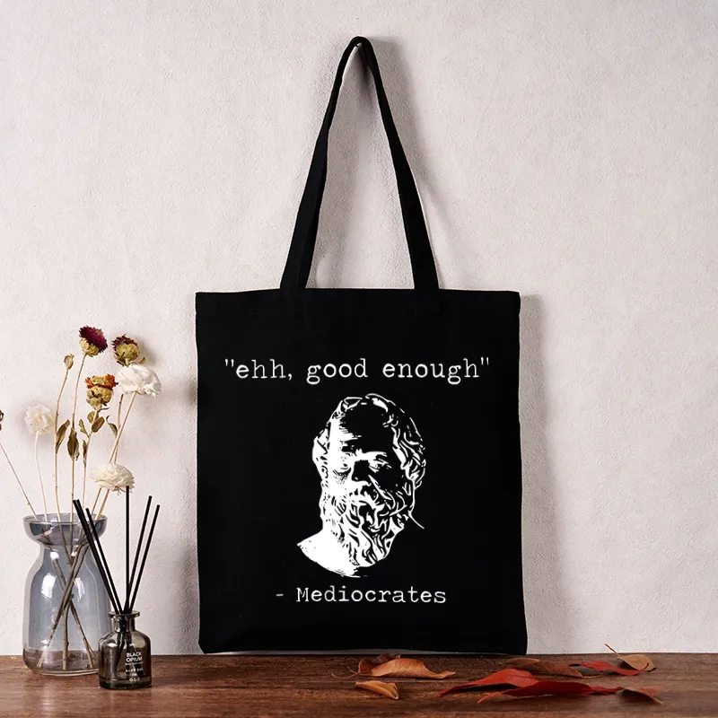 Tokyo-Tiger Mediocrates Meme Tote Bag