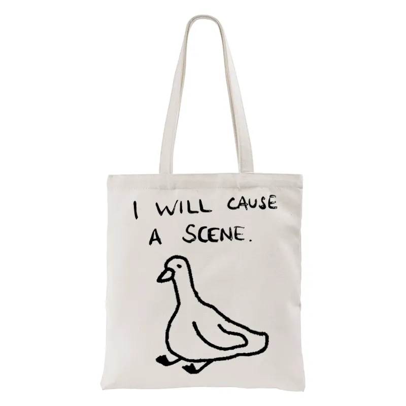Tokyo-Tiger Stupid Goose Funny Japan Retro Tote Bag