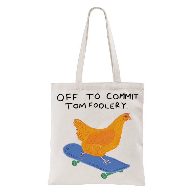 Tokyo-Tiger Chicken Was About To Do Something Bad Tote Bag