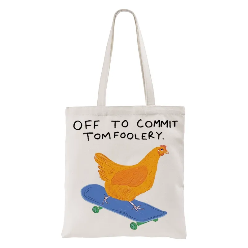 Tokyo-Tiger Chicken Was About To Do Something Bad Tote Bag
