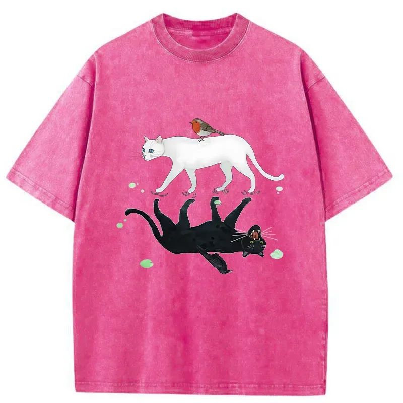 Tokyo-Tiger Opposite Underwater World Washed T-Shirt Sale