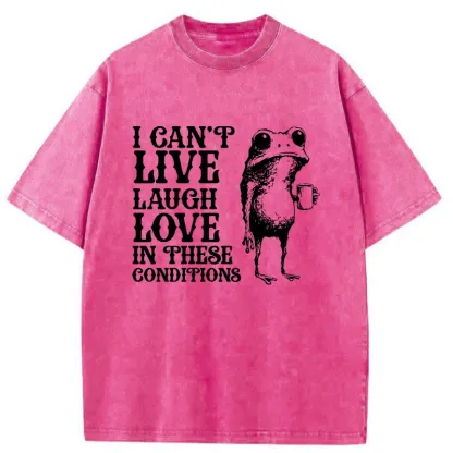 Tokyo-Tiger Frogs That Cannot Survive Washed T-Shirt