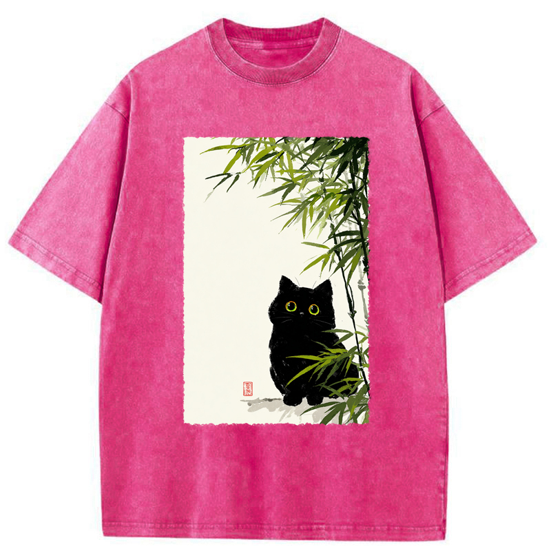 Tokyo-Tiger Quiet Observer Washed T-Shirt