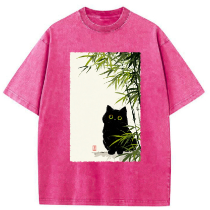 Tokyo-Tiger Quiet Observer Washed T-Shirt