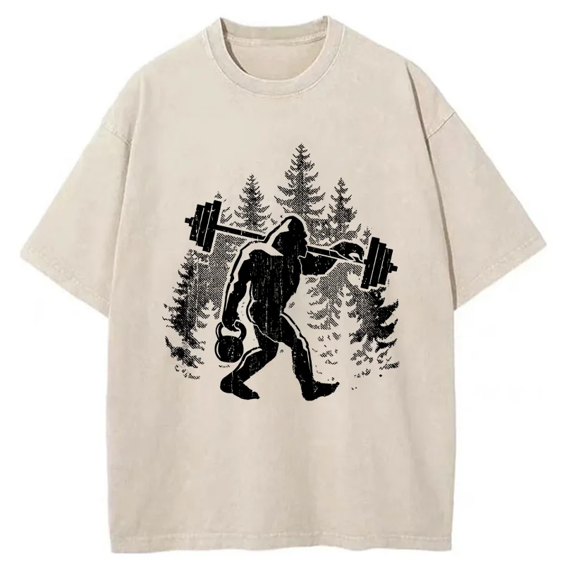 Tokyo-Tiger Bigfoot Workout Washed T-Shirt