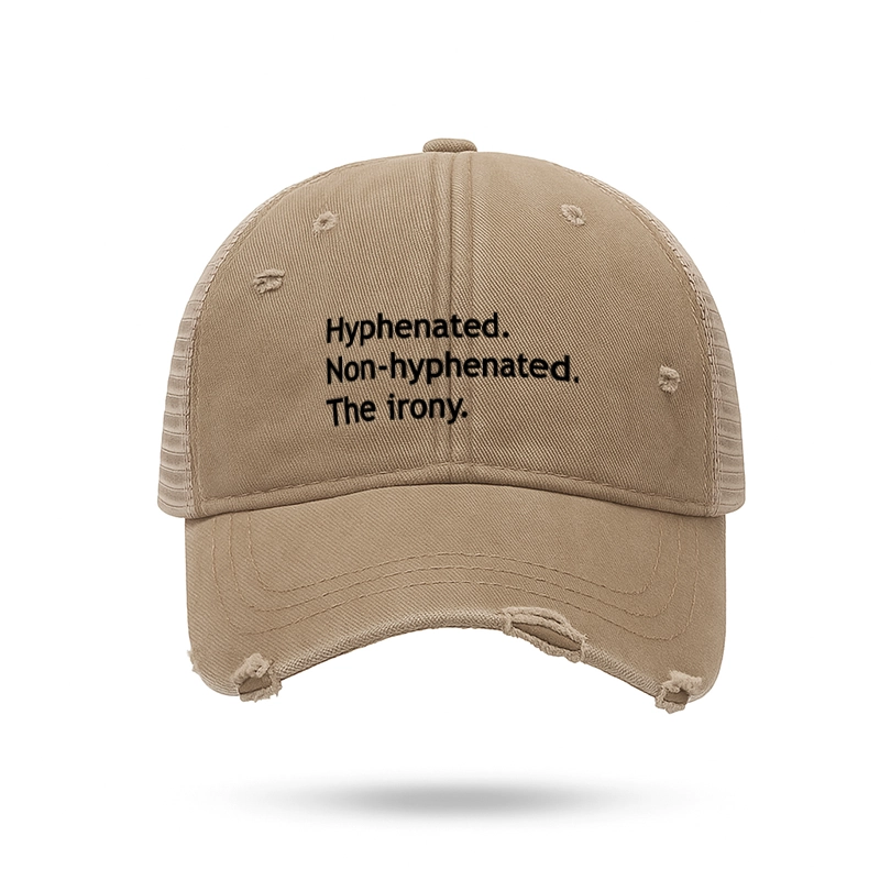 Tokyo-Tiger Hyphenated Funny Trucker Cap