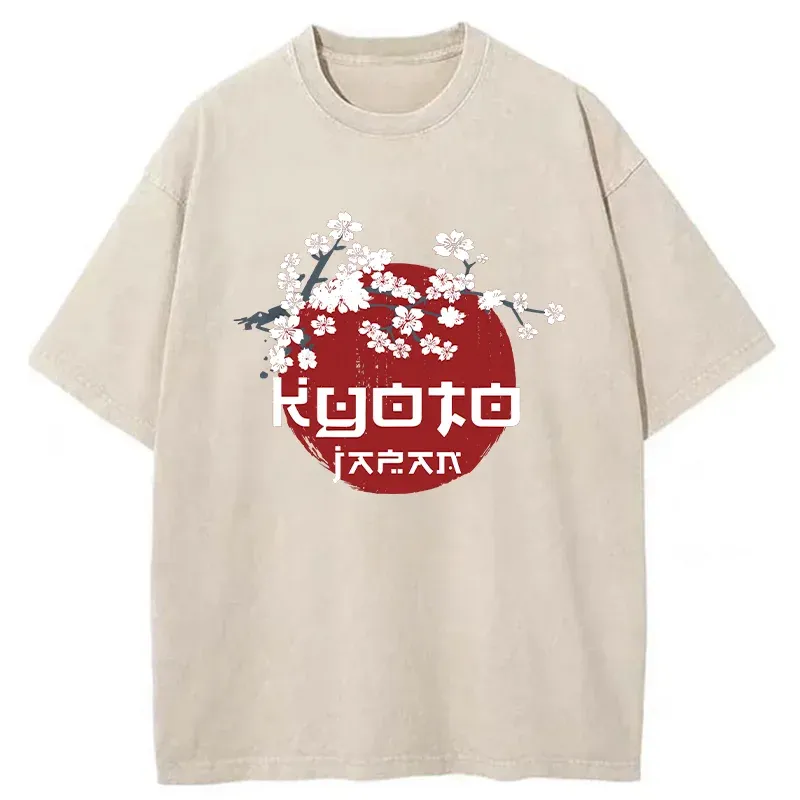 Tokyo-Tiger Tokyo Sakura Washed T-Shirt