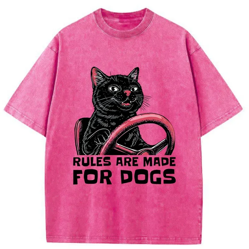 Tokyo-Tiger Cat Driving A Car Washed T-Shirt