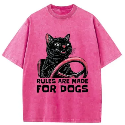 Tokyo-Tiger Cat Driving A Car Washed T-Shirt