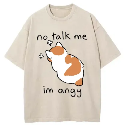 Tokyo-Tiger Cat Refused To Communicate Washed T-Shirt