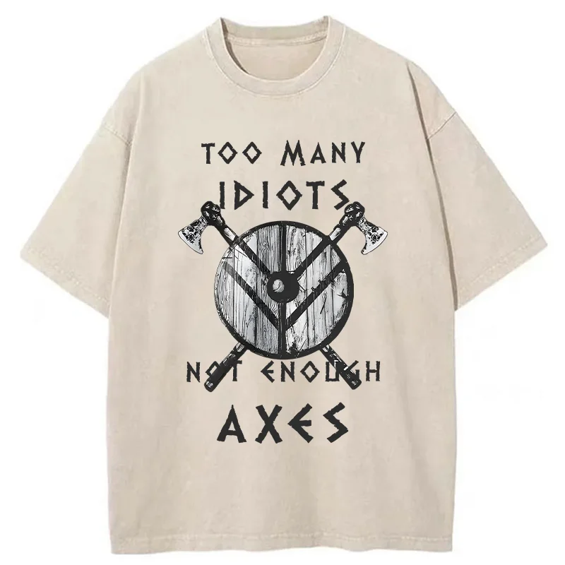 Tokyo-Tiger Viking Quotes Meme Washed T-Shirt