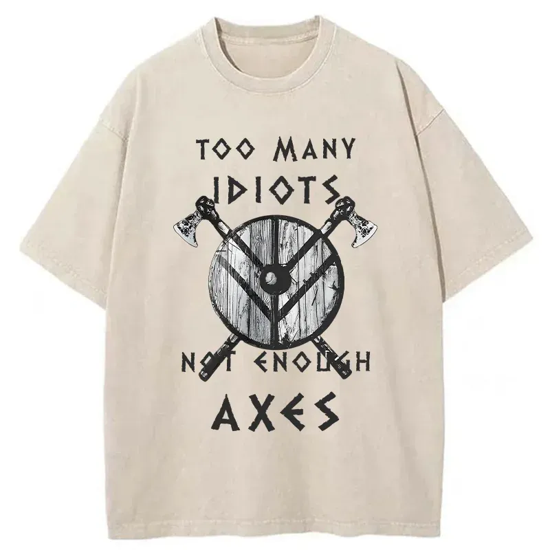 Tokyo-Tiger Viking Quotes Meme Washed T-Shirt