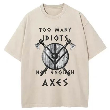 Tokyo-Tiger Viking Quotes Meme Washed T-Shirt