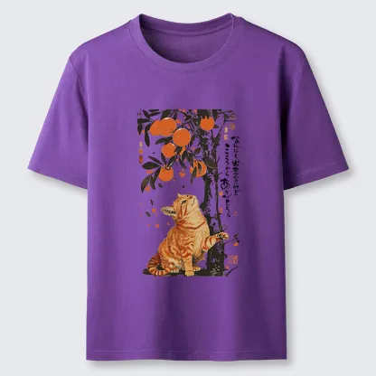 Tokyo-Tiger Orange Cat Wants To Eat Oranges Classic T-Shirt