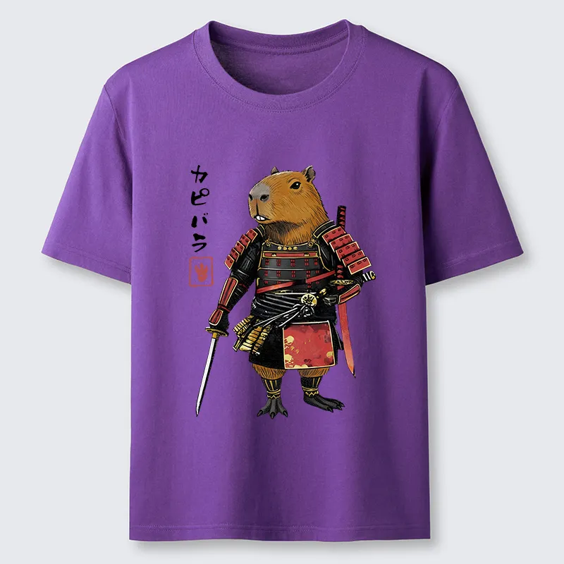 Tokyo-Tiger Capybara Samurai Wearing Armor Classic T-Shirt