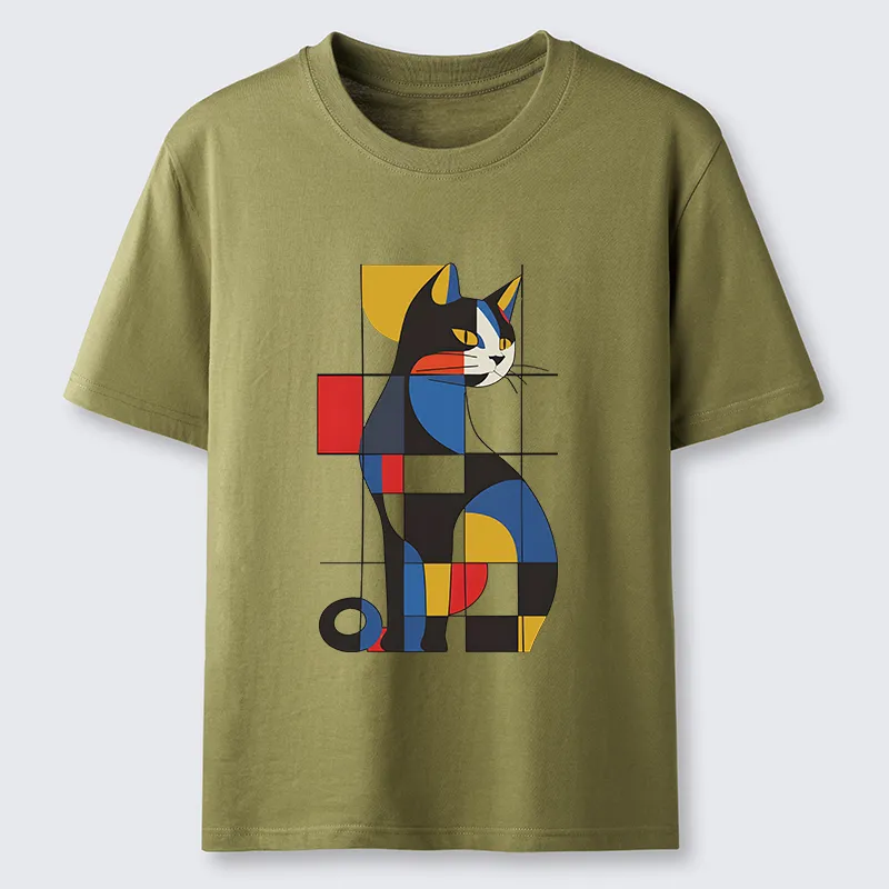 Tokyo-Tiger Mondrian Cat Classic T-Shirt