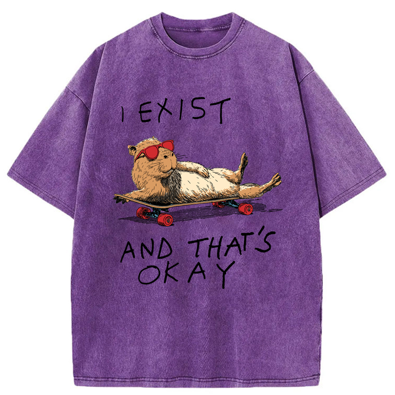 Tokyo-Tiger Existentially Chill Washed T-Shirt