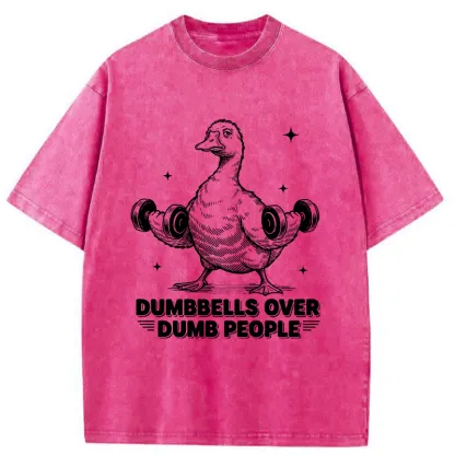 Tokyo-Tiger Goose That Works Out Washed T-Shirt