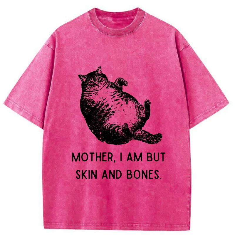 Tokyo-Tiger Overweight Cat And Its Doting Owner Washed T-Shirt