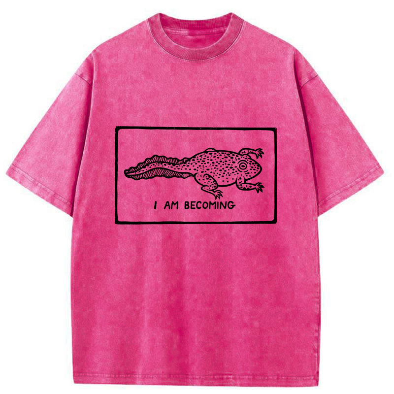 Tokyo-Tiger I Am Evolving Washed T-Shirt