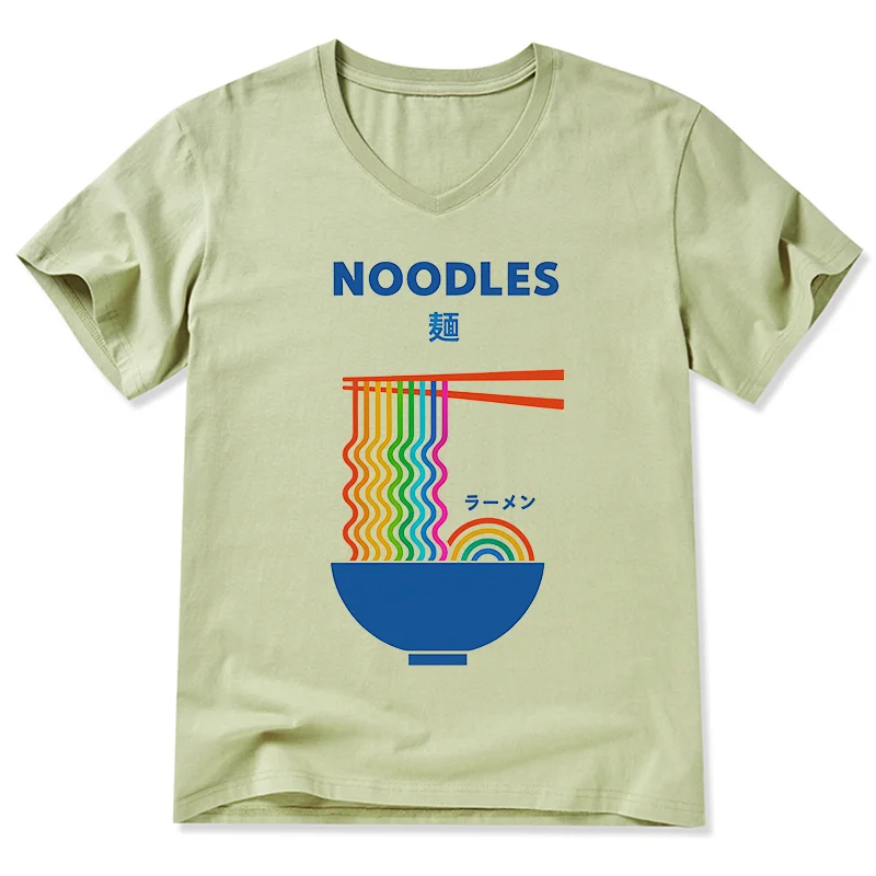 Tokyo-Tiger Rainbow Ramen V-Neck Classic T-Shirt