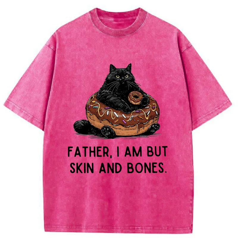 Tokyo-Tiger Fat Cat Is Begging For Food Washed T-Shirt