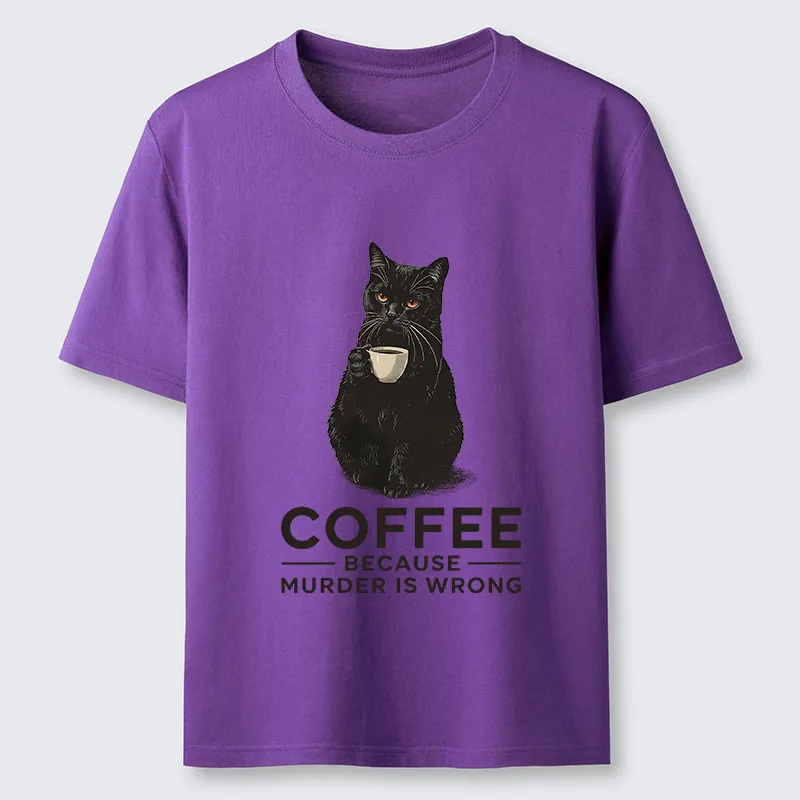 Tokyo-Tiger Can't Commit Murder So I'll Drink Coffee Classic T-Shirt