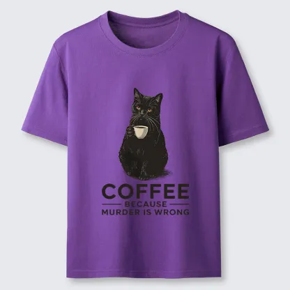 Tokyo-Tiger Can't Commit Murder So I'll Drink Coffee Classic T-Shirt