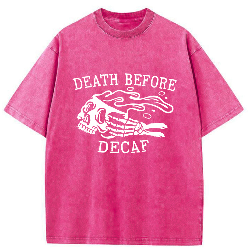 Tokyo-Tiger Reject Caffeine-free Beverages Washed T-Shirt