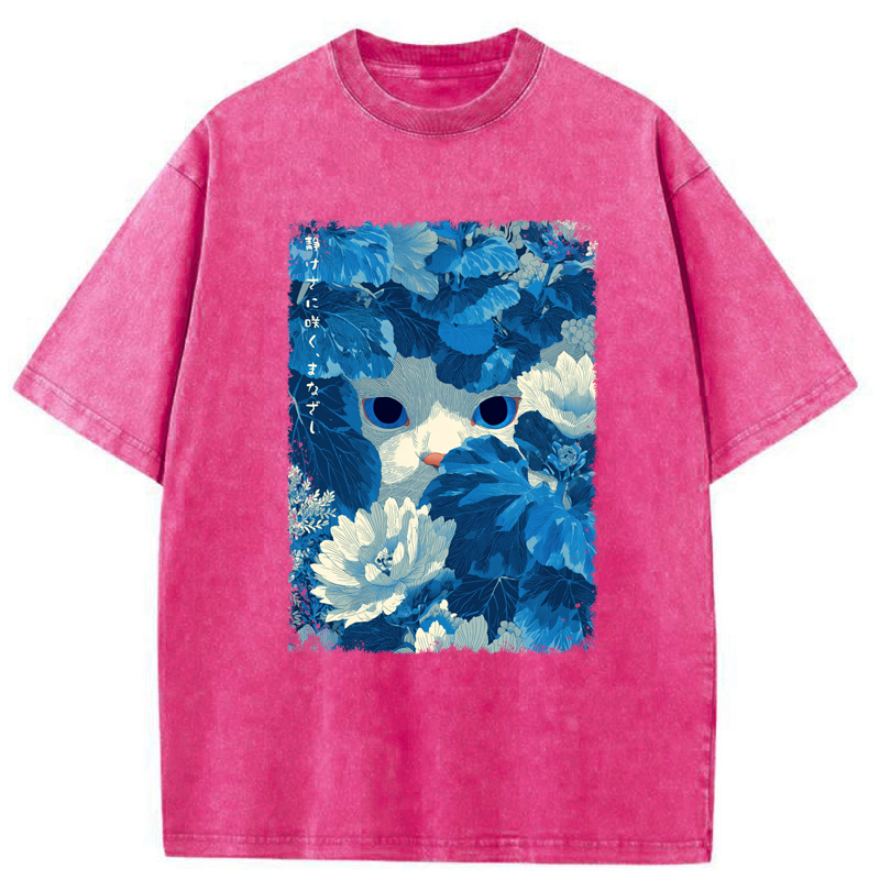 Tokyo-Tiger Found Me Yet Washed T-Shirt