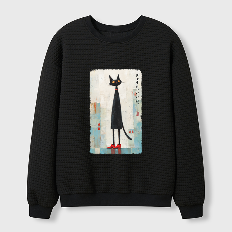 Tokyo-Tiger Another Good Day Waffle Sweatshirt