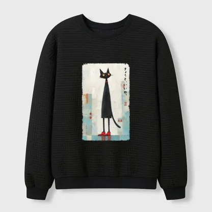 Tokyo-Tiger Another Good Day Waffle Sweatshirt