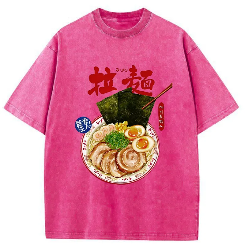 Tokyo-Tiger Ramen Japan Washed T-Shirt