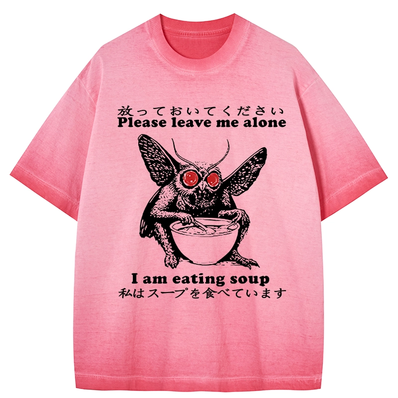 Tokyo-Tiger Don't Bother The Mothman Gradient Washed T-Shirt