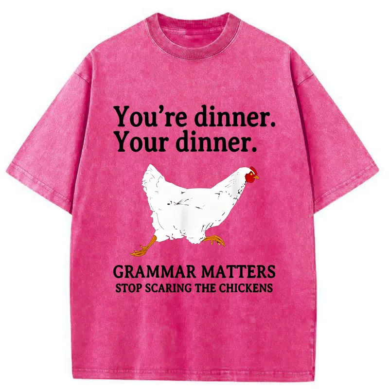 Tokyo-Tiger Don't Scare The Chickens Washed T-Shirt