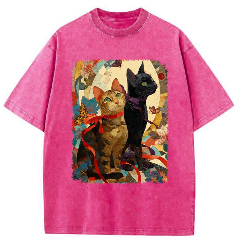 Tokyo-Tiger Ribbon Riot Washed T-Shirt