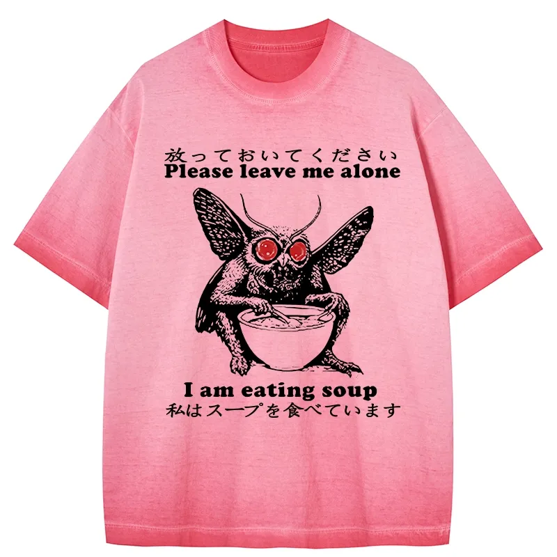 Tokyo-Tiger Don't Bother The Mothman Gradient Washed T-Shirt