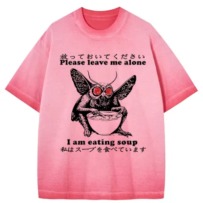 Tokyo-Tiger Don't Bother The Mothman Gradient Washed T-Shirt