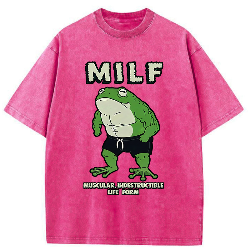 Tokyo-Tiger MILF Frog Washed T-Shirt