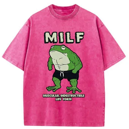 Tokyo-Tiger MILF Frog Washed T-Shirt
