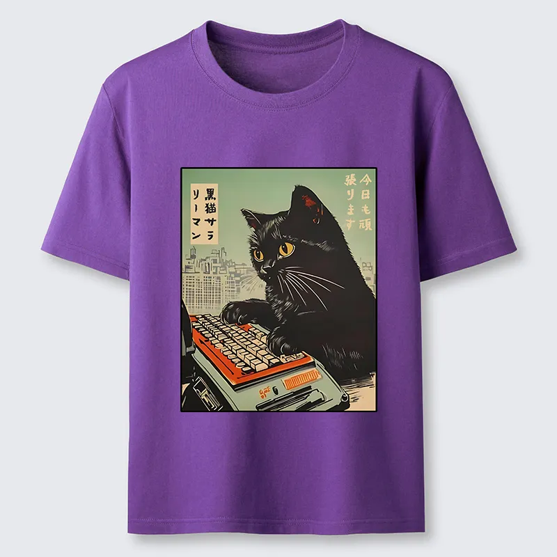 Tokyo-Tiger Cat Typing Classic T-Shirt