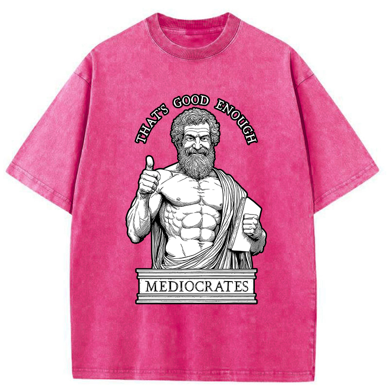 Tokyo-Tiger Humorous Ancient Philosopher Washed T-Shirt