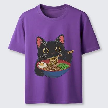 Tokyo-Tiger Black Cat Ate Japan Ramen Classic T-Shirt